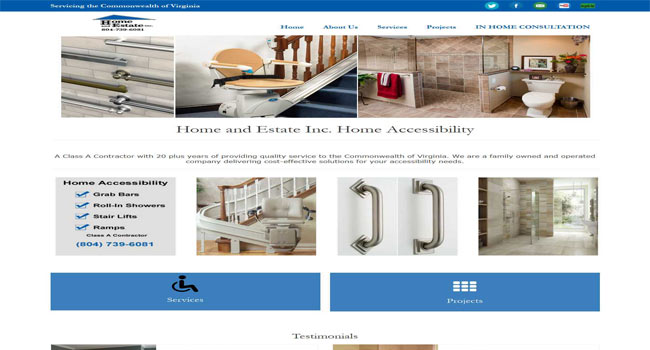 Home Estate Website Sample